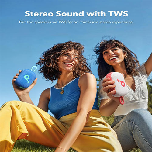 Anker Soundcore Select 4 Go Portable Bluetooth Speaker - Gray+Blue Green - A31X1161