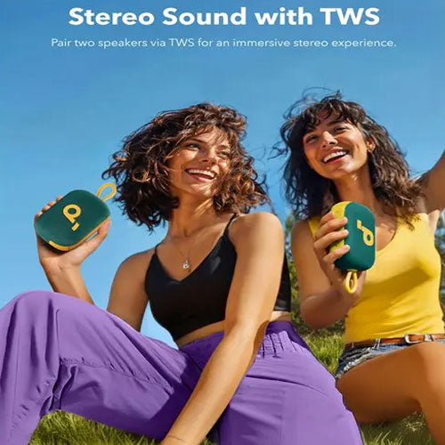 Anker Soundcore Select 4 Go Portable Bluetooth Speaker - Yellow &amp; Green - A31X1171
