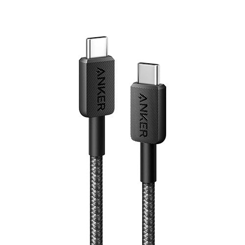 Anker Cable 322 USB-C to USB-C Cable 60W 3ft - Black