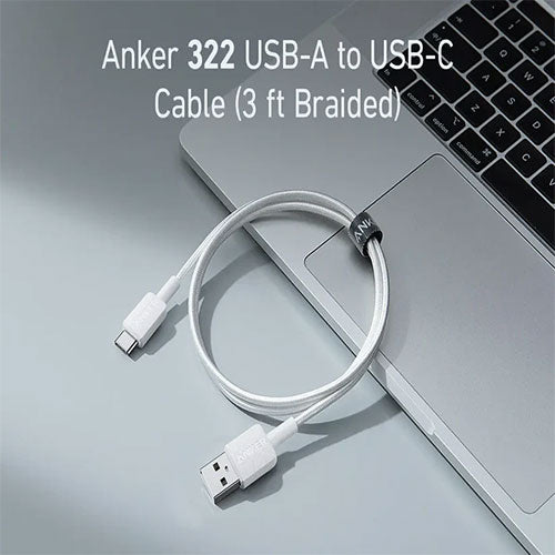 Anker Cable 322 USB-A to USB-C 3ft White