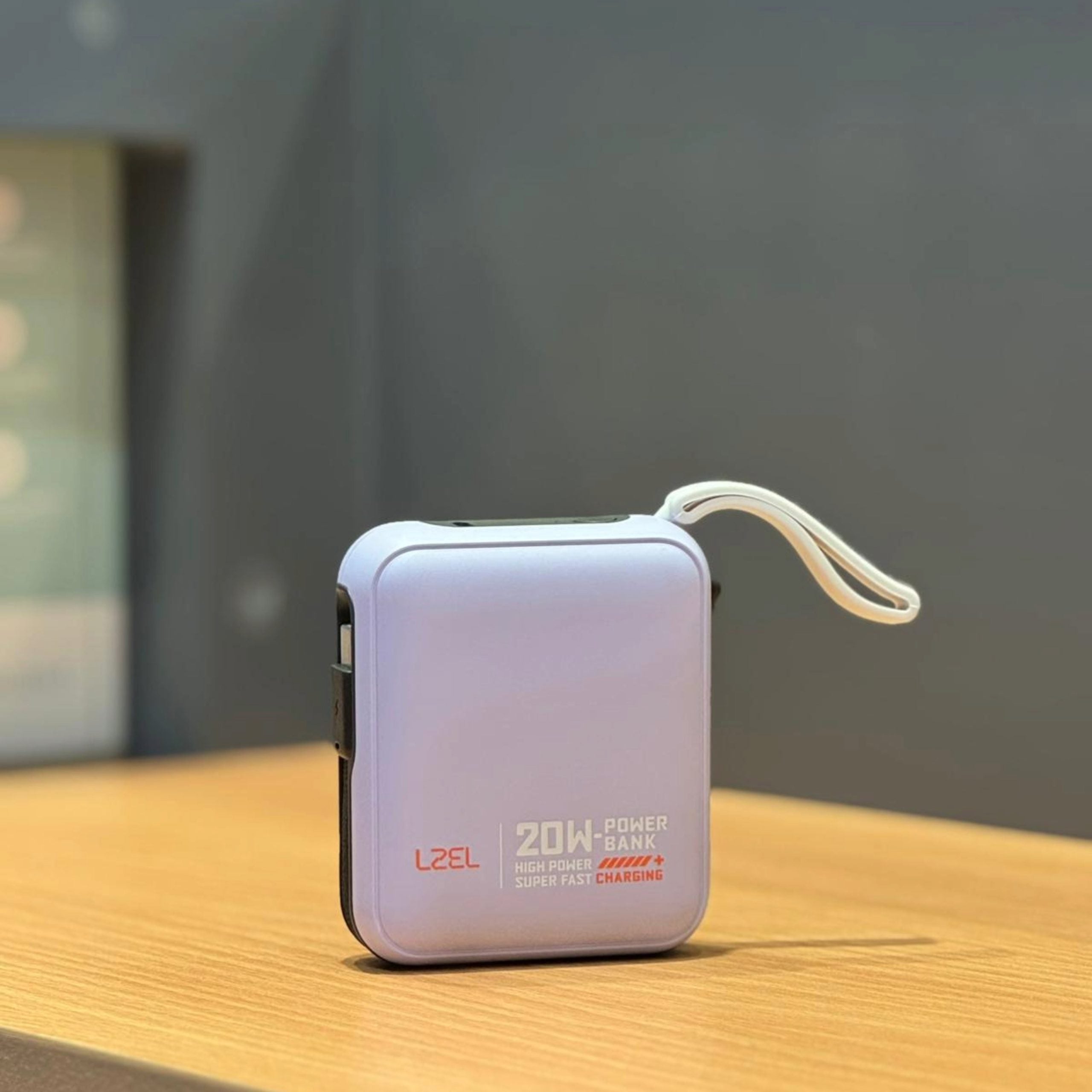 LZEL ZenoFlex Charge Mini 10000mAh PD Power Bank – 20W Output / 18W Input