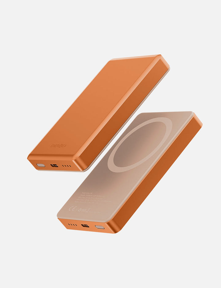 ENERGEA-AluPack Ultra-Light Aluminum MagSafe Power Bank 10000mAh – Orange