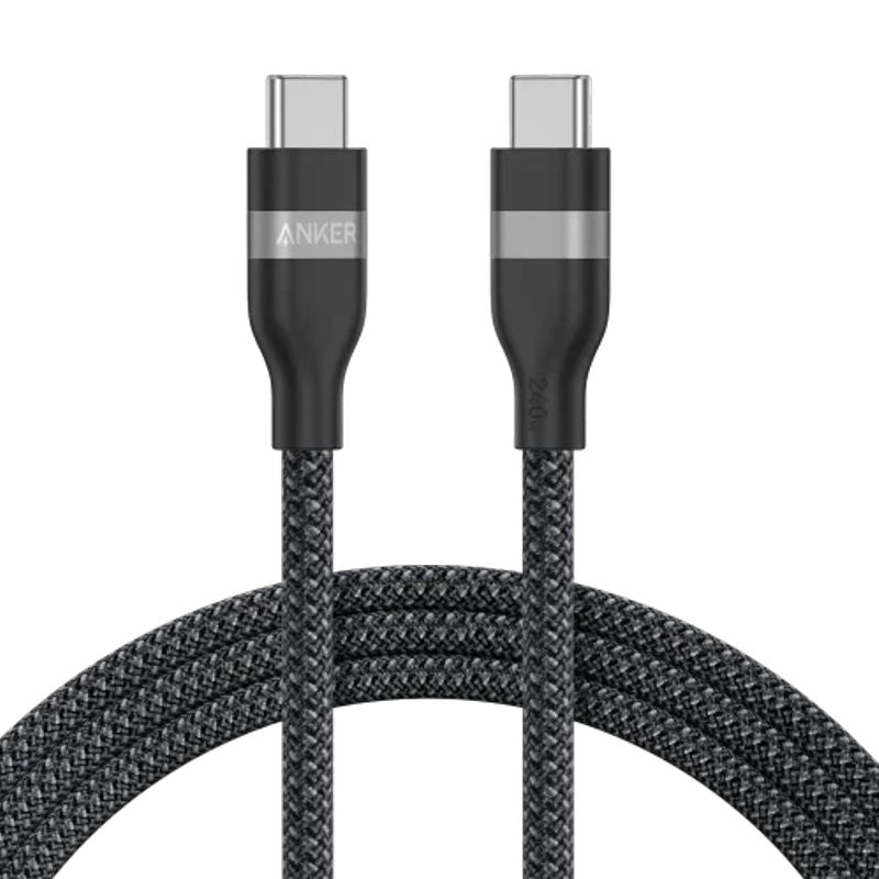 Anker 1.8m/6ft, USB-C USB-C 240W Upcycled-Braided, Fast Charging &amp; Durable