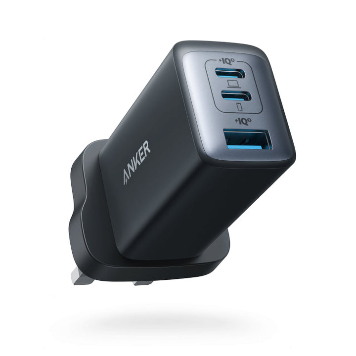 Anker PowerPort III 3-Port 65W Pod – USB-C &amp; USB-A Fast Charger (Black)
