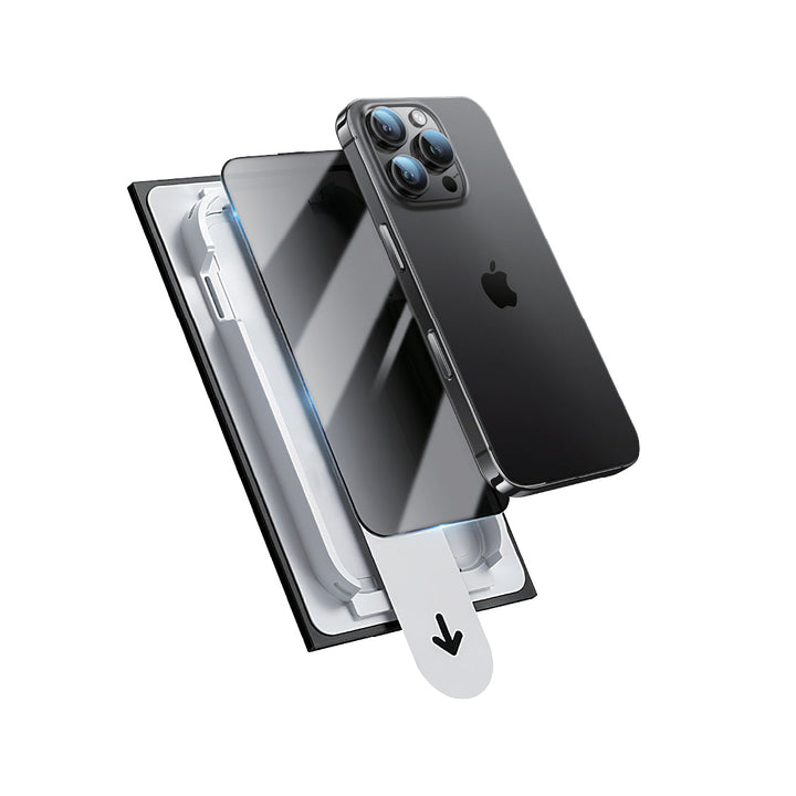 Asli Global E-Touch Shield Premium Privacy Glass With Applicator for iPhone 14 Pro