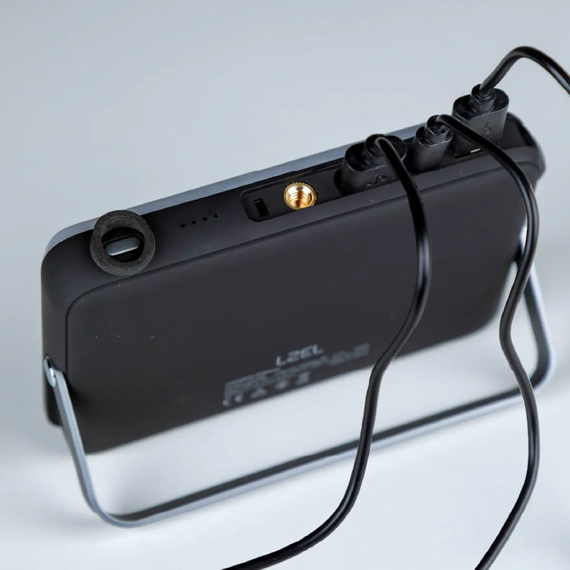 LZEL Luminova Surg10 LED Light & Powerbank 100–800 Lumens, USB-C – Black