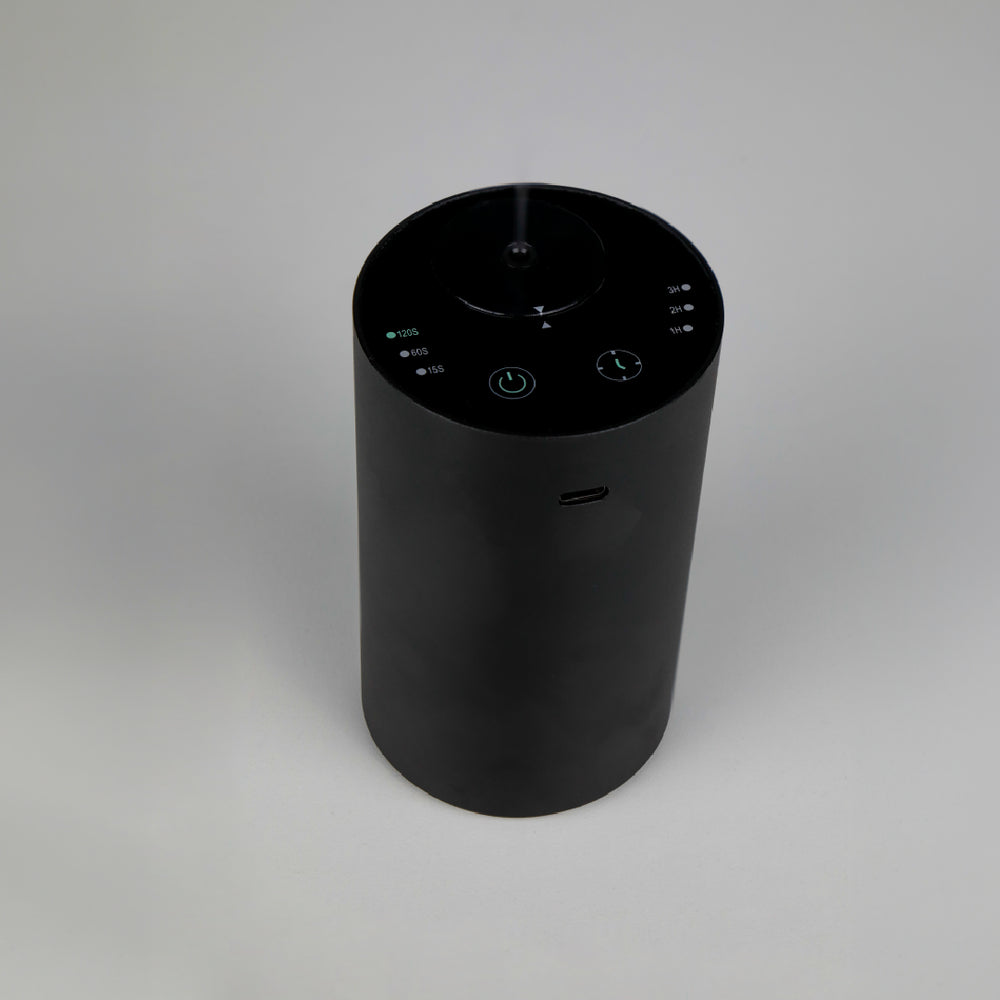 LZEL Aroma Diffuser Aromavista Elite Mini Essential Oil Diffuser Waterless Nebulizer Aroma Diffuser, 2000mah - Black