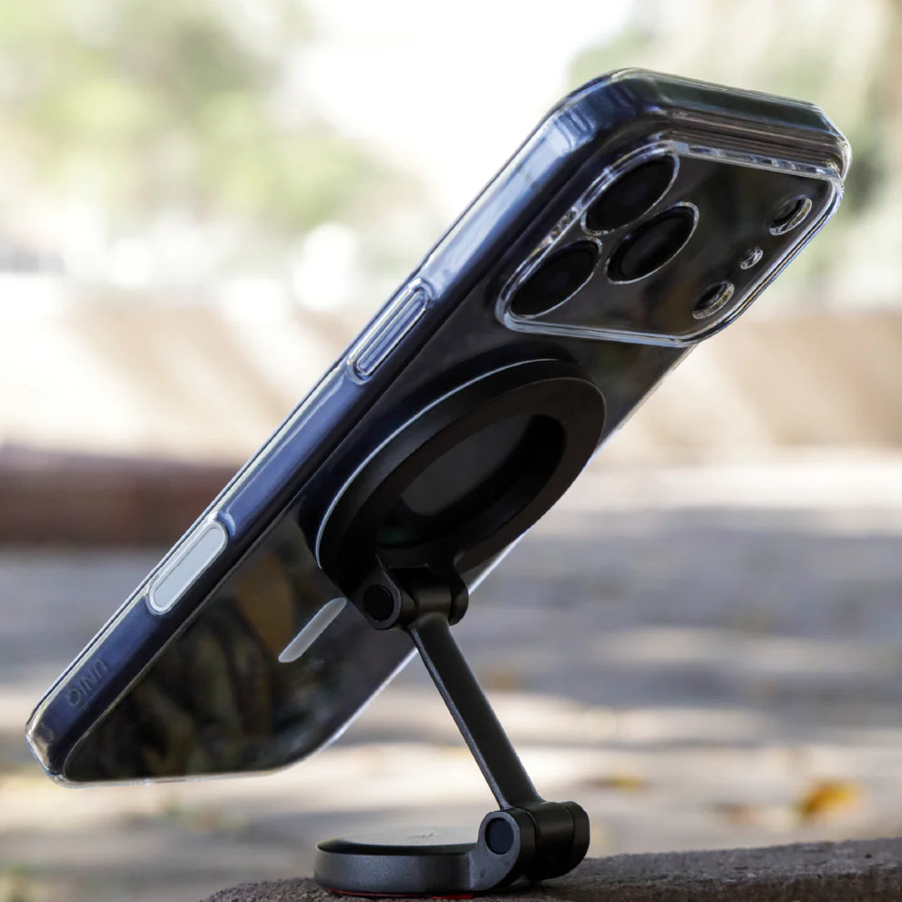 LZEL 360° Magnetic Suction Phone Holder Three-Axis Adjustable Angle, Robust Magnetic Grip - Black
