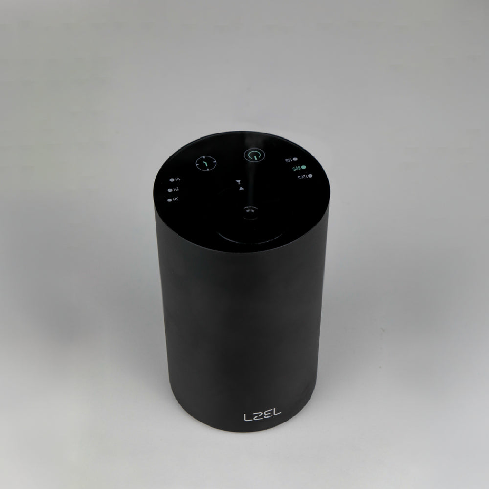 LZEL Aroma Diffuser Aromavista Elite Mini Essential Oil Diffuser Waterless Nebulizer Aroma Diffuser, 2000mah - Black