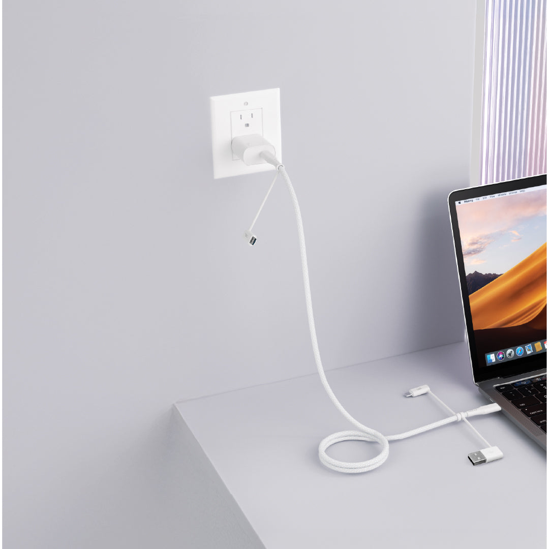 LZEL Celeris PowerQuint 5-in-1 Braided Fast Charging Cable