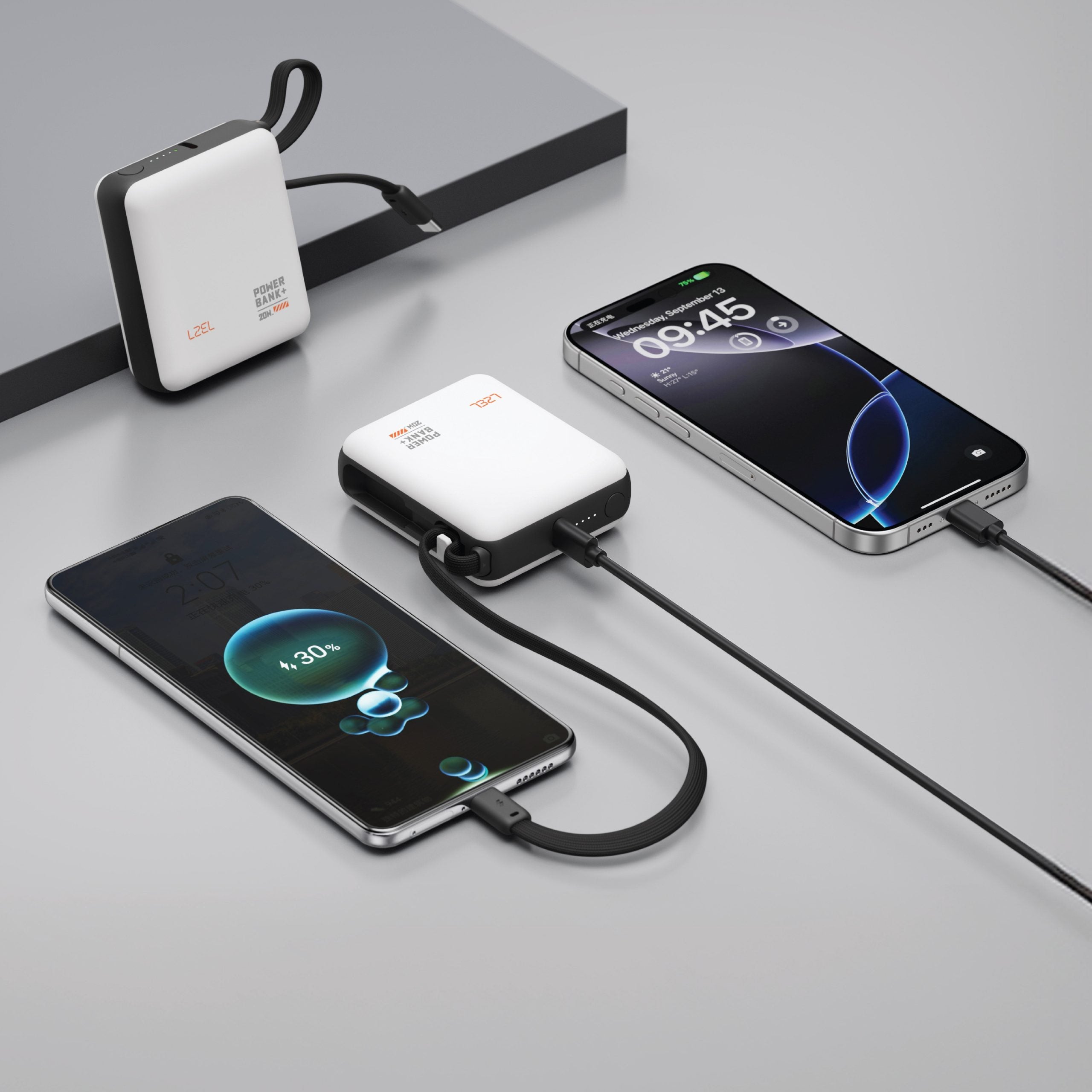 LZEL ZenoFlex Volt Mini 10000mAh PD Power Bank – 20W Output / 18W Input