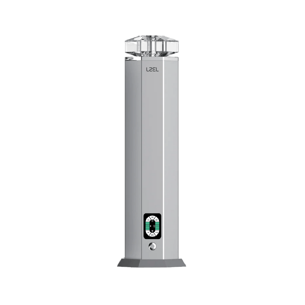 LZEL Aroma Diffuser Aromavista Essence Premium Scent Diffuser Led Display - Cold Air Diffusion Tech - 120 Ml - Silver