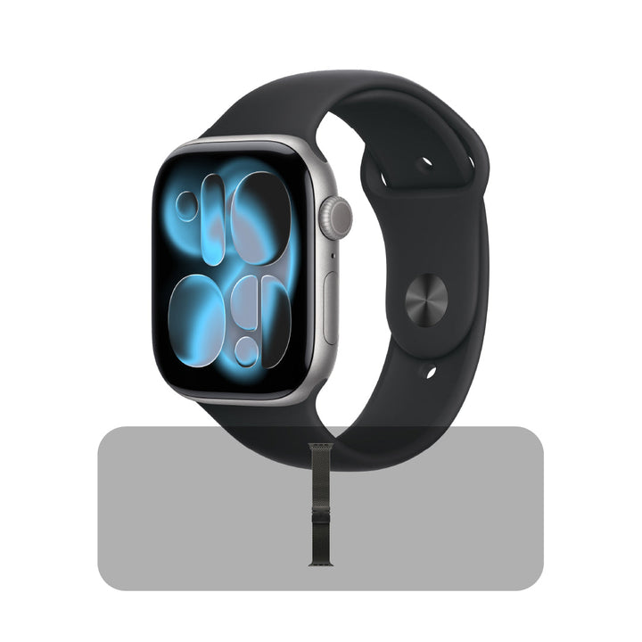 Apple Watch Series 11 - GPS - 46mm - Space Grey Aluminium Case with Black Sport Band - M/L + Bundle Offer