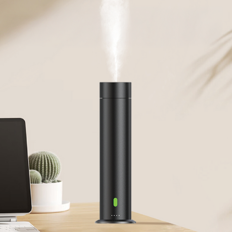 LZEL Aroma Diffuser Aromavista Luxe Luxury Scent Diffuser 120ml, Remote Controlled -Silver