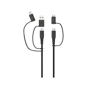 LZEL Celeris PowerQuint 5-in-1 Braided Fast Charging Cable