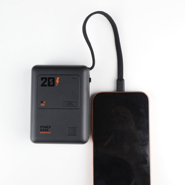 LZEL Zenoflex Surge20 Portable 20000Mah 65W Max Pd Power Bank Dual Usb-C - Navy