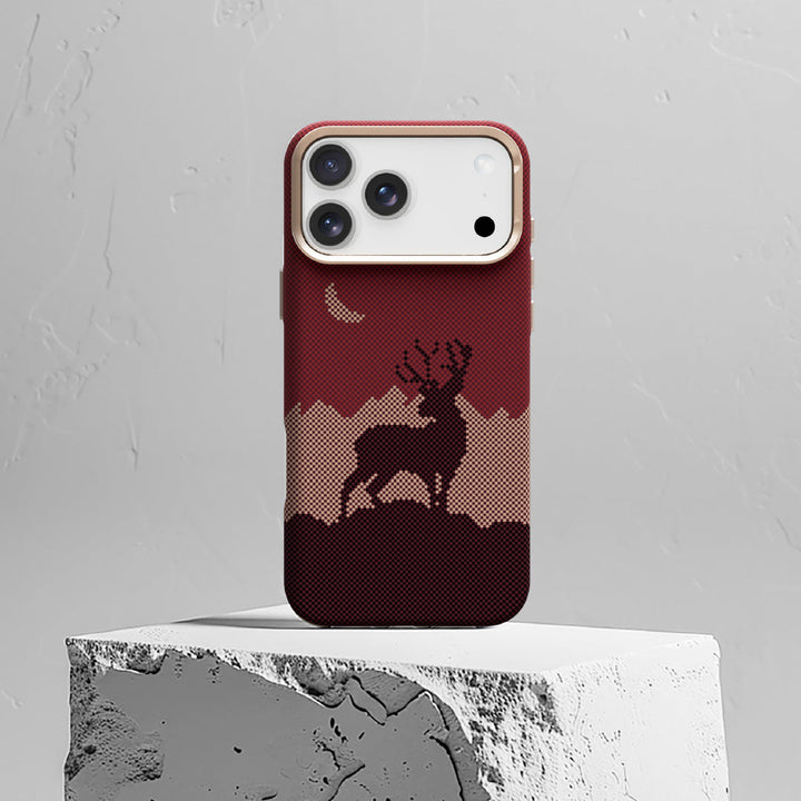 LZEL MagCarbon Deer Cover for iPhone 17 Pro Max
