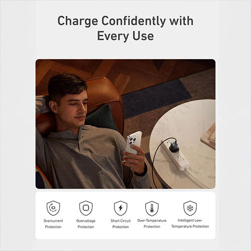 Anker Zolo Charger 30W, PD 3.0 With USB-C to USB-C Cable - Black