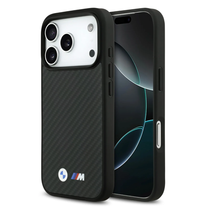 BMW, MagSafe Kevlar Case with Metal Logos, iPhone 17 Pro Max