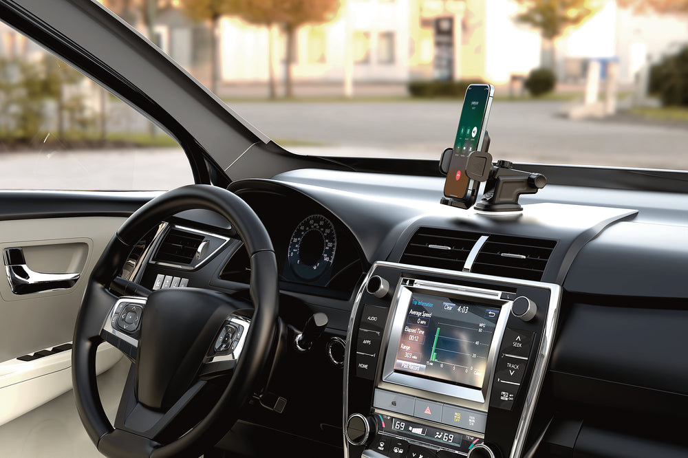 90PERCENT-MOTOGRIP SECURE UNIVERSAL CAR DASHBOARD PHONE HOLDER BLACK