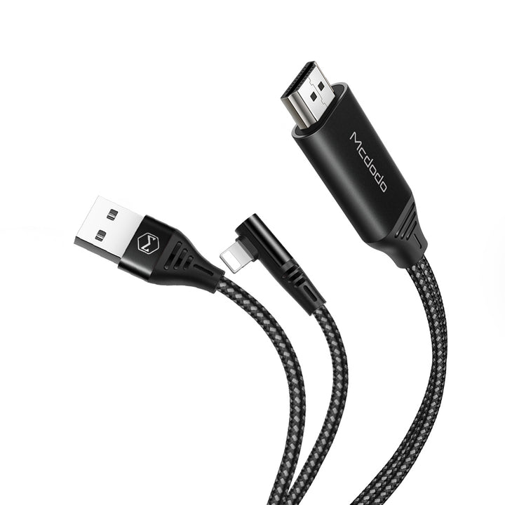 MCDODO-LIGHTNING TO HDMI CABLE-BLACK