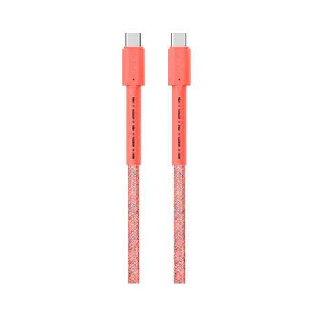 LZEL Celeris Charge CXC Braided USB-C to USB-C Cable, 480Mbps, 240W Max, 2m