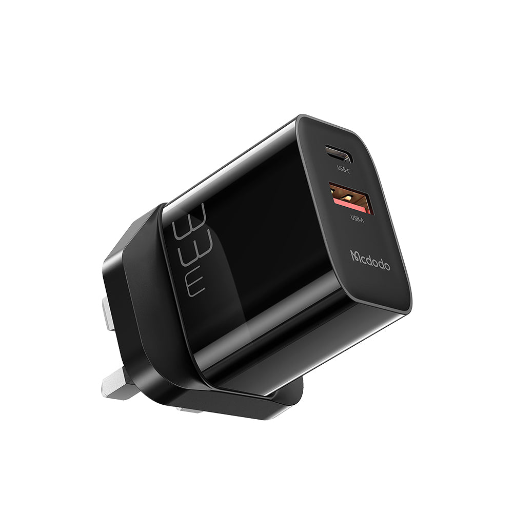 MCDODO-HOME CHARGER WITH USB C TO TYPE C CABLE 33W
