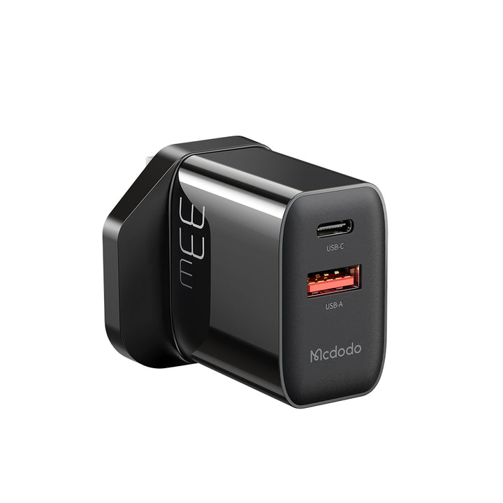 MCDODO-HOME CHARGER WITH USB C TO TYPE C CABLE 33W