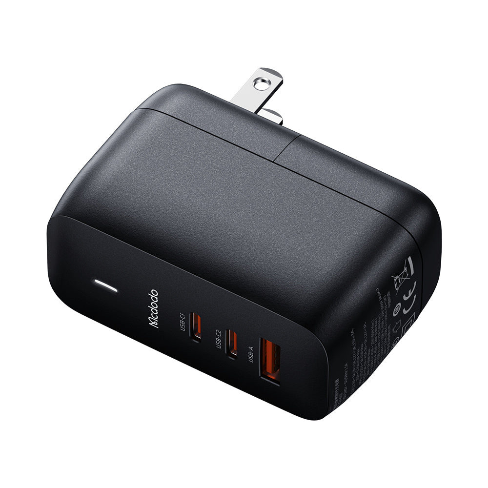 MCDODO- 70W GAN REPLACEABLE  HOME CHARGER WITH USB C TO TYPEC CABLE