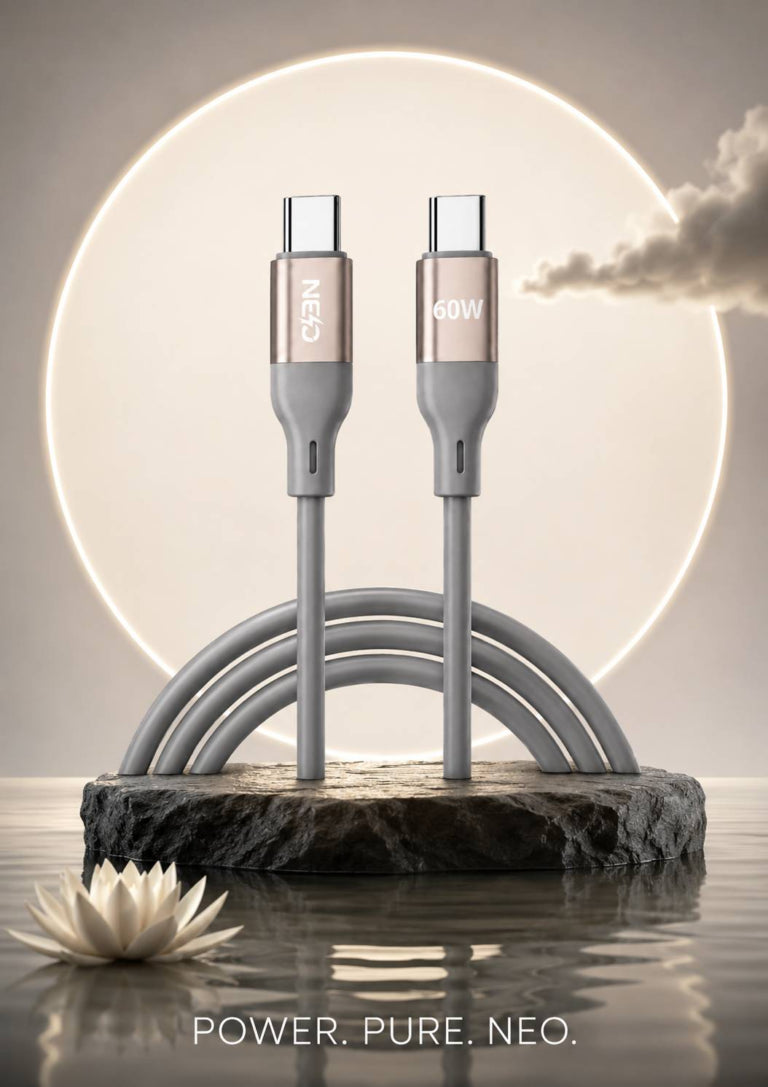 NEO Power Line +C To C 60W 1M Desert Gold, Silicone