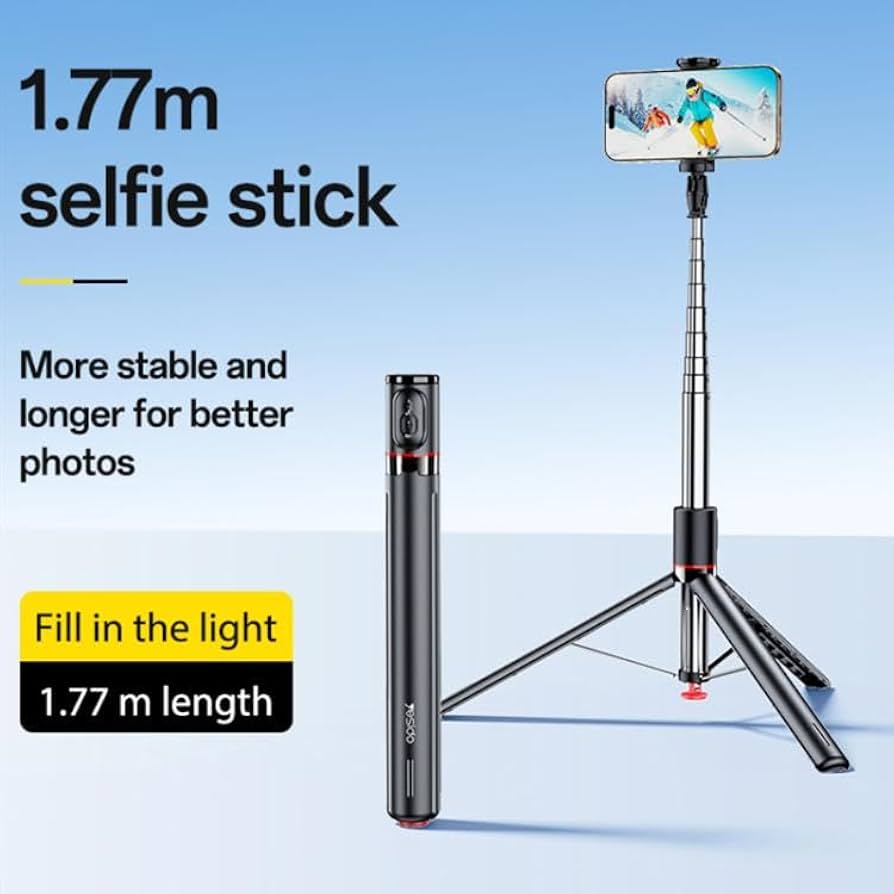 Yesido SF30 Bluetooth 5.2 Selfie Stick & Tripod