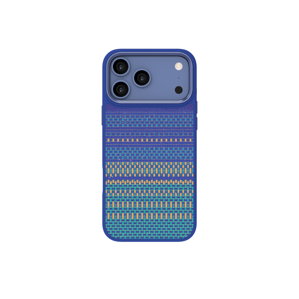 LZEL Fabric Case With Magsafe For IPhone 17 Pro -Dark Blue