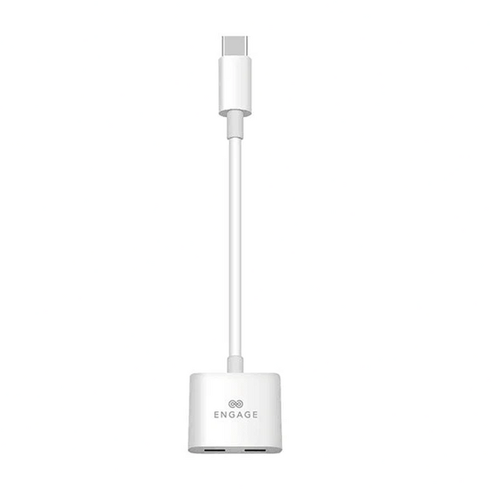 Engage, USB-C to Dual USB-C Charging & Audio Adapter Cable