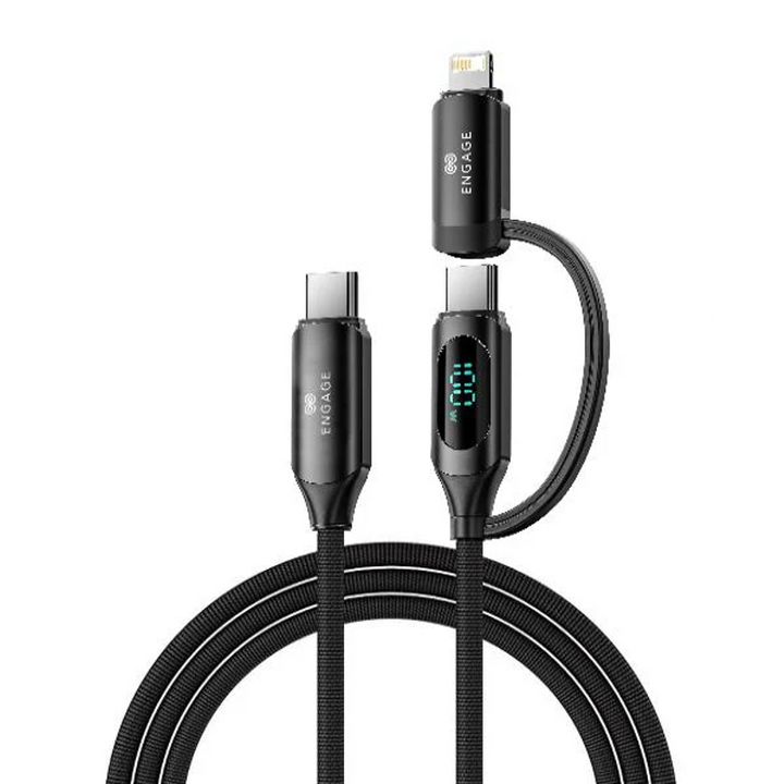 Engage, USB-C to USB-C Digital Display Cable with Lightning Adapter (1 m, 100W)