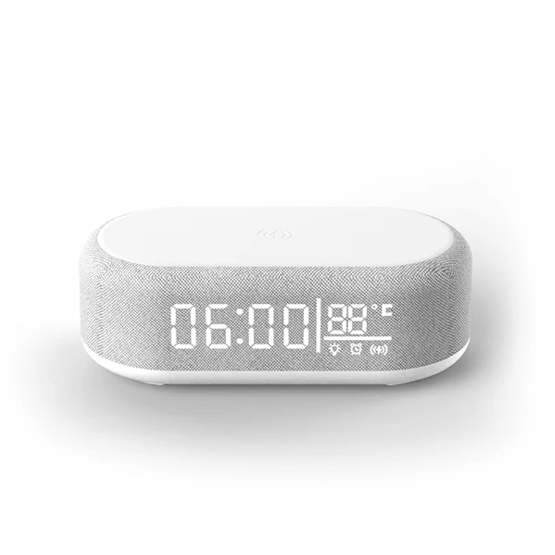 Engage, Wireless RGB Lights Bluetooth Speaker With Digital Alarm Clock