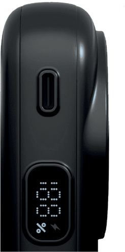 LZEL TrioEnergia Station - Trio 10,000mAh Wireless Power Bank & Charging Dock With Built-in Cable - Black