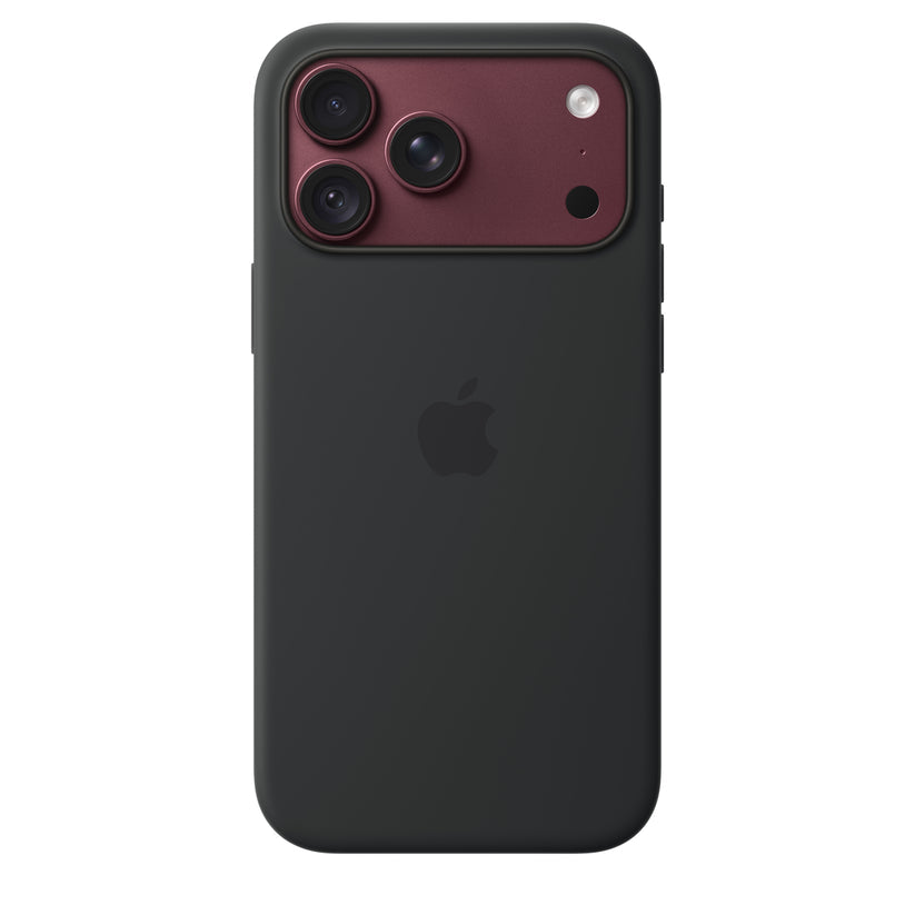 Silicone case with MagSafe for iPhone 18 Pro Max - Black