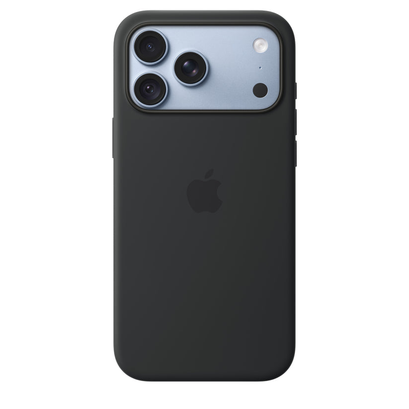 Silicone case with MagSafe for iPhone 18 Pro Max - Black