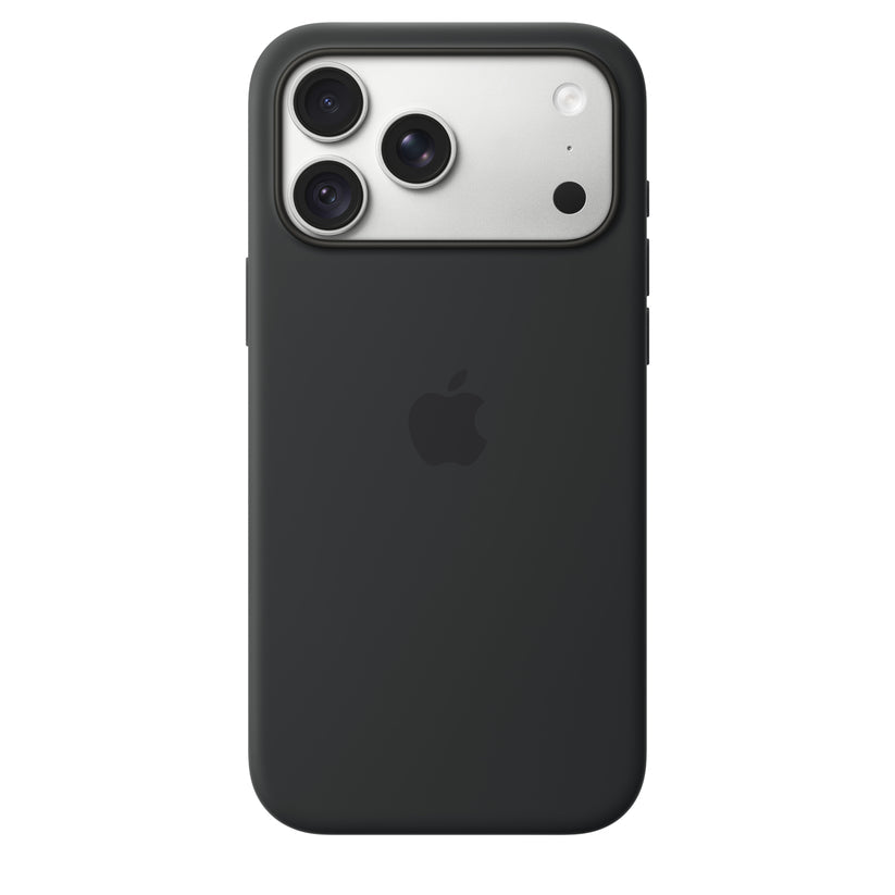 Silicone case with MagSafe for iPhone 18 Pro Max - Black