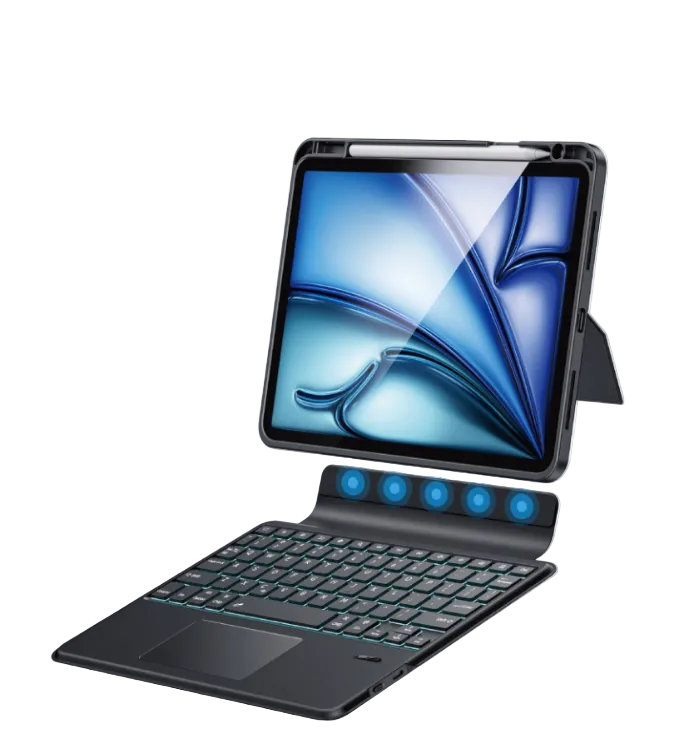YESIDO Keyboard Case for iPad 11 Air - Black