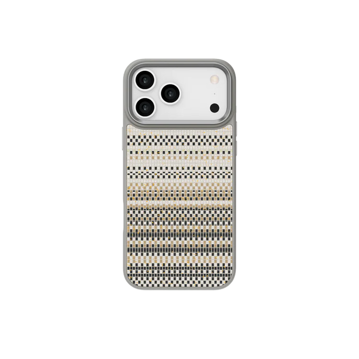 LZEL Fabric Case With Magsafe For IPhone  17 Pro - Light Gray