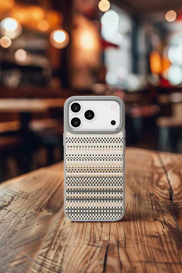 LZEL Fabric Case With Magsafe For IPhone  17 Pro - Light Gray