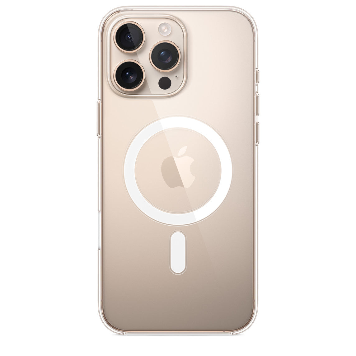 APPLE-Box iPhone 16 Pro Max Clear Back Cover with MagSafe