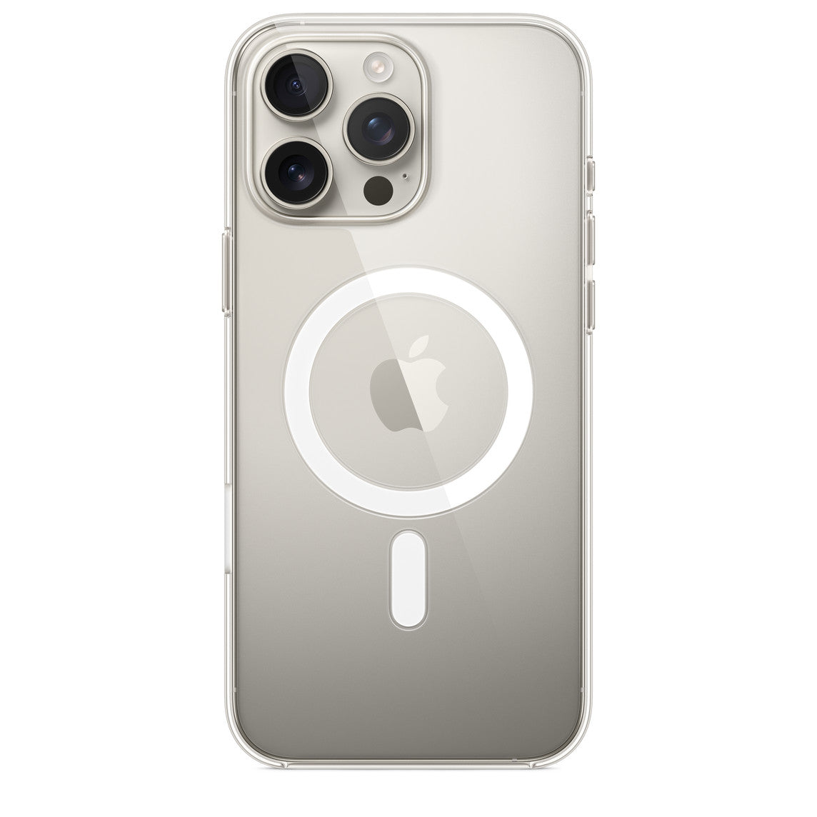 APPLE-Box iPhone 16 Pro Max Clear Back Cover with MagSafe