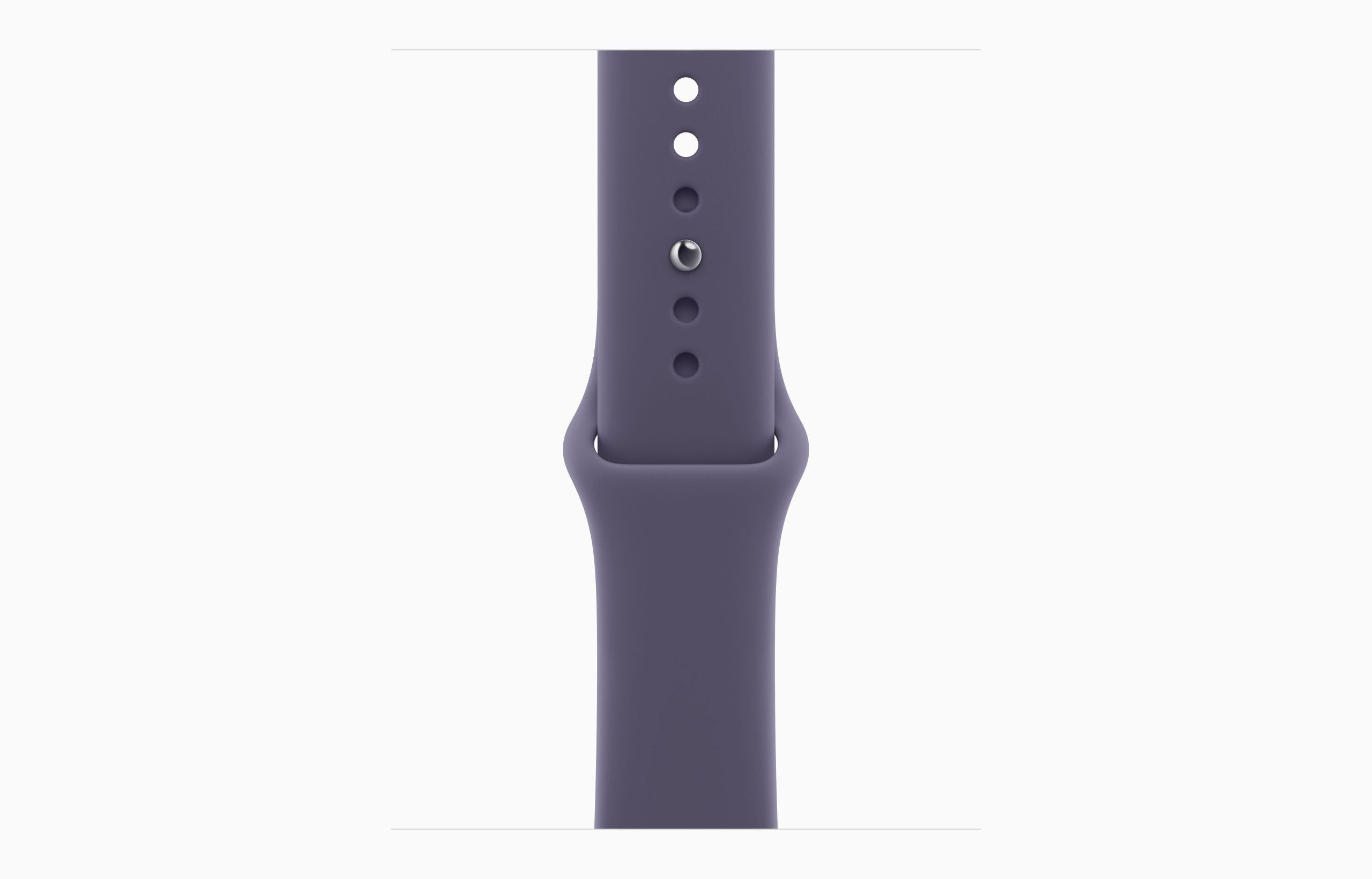 Apple Watch Series 11 - GPS - 42mm - Silver Aluminium Case with Purple Fog Sport Band - M/L