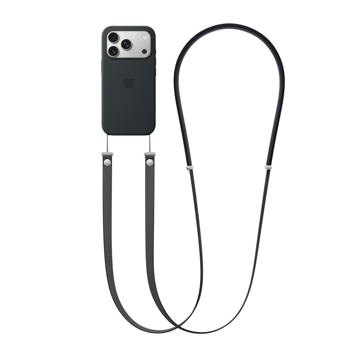 APPLE-Crossbody Strap – Black