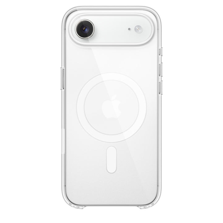 APPLE-جراب خلفي من السيليكون لهاتف iPhone 17 Air مع MagSafe – بلوري