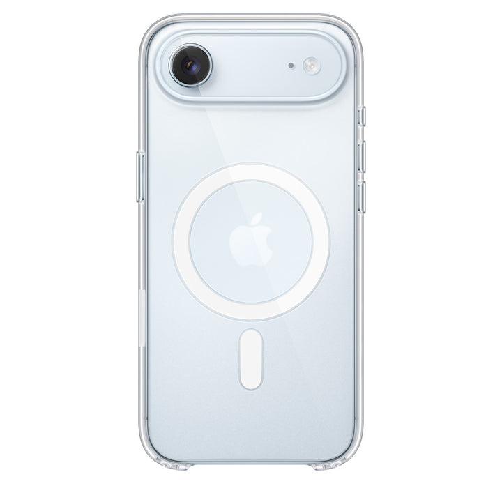 APPLE-جراب خلفي من السيليكون لهاتف iPhone 17 Air مع MagSafe – بلوري