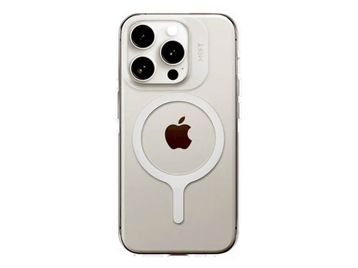 MOFT MD011-1-i15pro-CR Snap Case (MagSafe) | iPh15 Pro - Clear