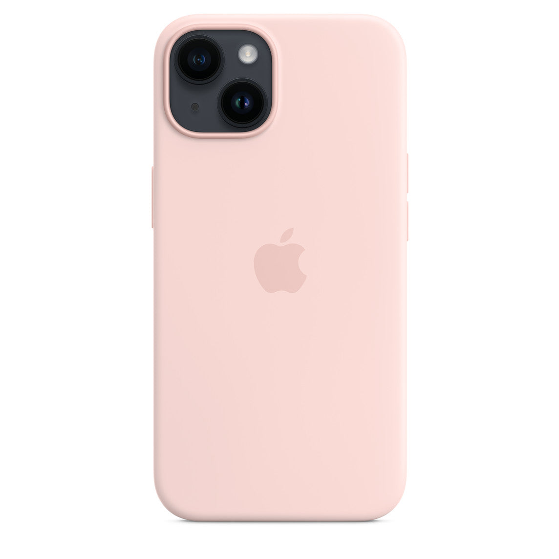 APPLE- iPhone 14 MagSafe Silicone Back Cover – LO – Chalk Pink